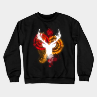 Hunting A Ghost (Red and Orange) Crewneck Sweatshirt